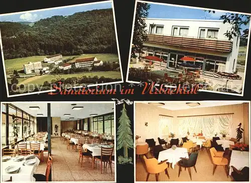 Neukirchen Knuellgebirge Sanatorium Urbachtal Speisesaal Aufenthaltsraum Kat. Neukirchen
