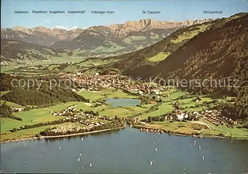 Immenstadt Allgaeu mit Buehl Gr Alpsee und Allgaeuer Alpen Fliegeraufnahme Kat. Immenstadt i.Allgaeu