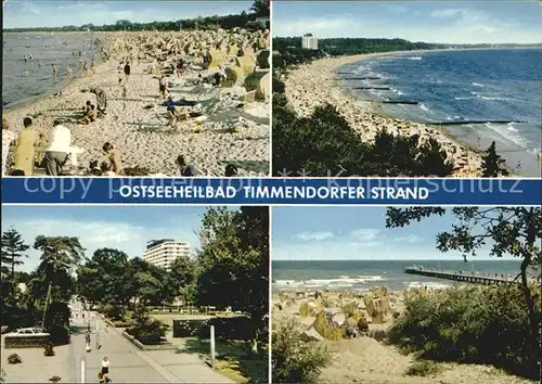 Timmendorfer Strand Strandpartie Promenade Seebruecke Kat. Timmendorfer Strand