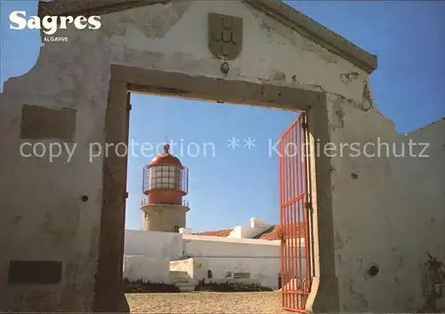 Sagres Algarve Farol do Cabo de Sao Vicente Leuchtturm Kat. Faro