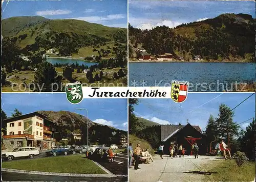 Turracher Hoehe Panorama See Gurktaler Alpen Sessellift Kat. Reichenau Kaernten