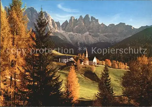 St Magdalena Val di Funes Dolomiten Kat. Gsies Valle di Casies Pustertal