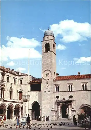 Dubrovnik Ragusa Glockenturm Kat. Dubrovnik