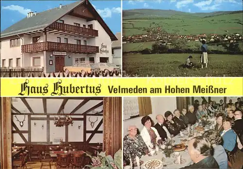 Velmeden Witzenhausen Haus Hubertus am Hohen Meissner Kat. Hessisch Lichtenau