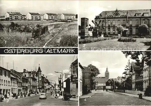 Osterburg Altmark AWG Siedlung Platz des Friedens Seehaeuser Strasse Kat. Osterburg Altmark