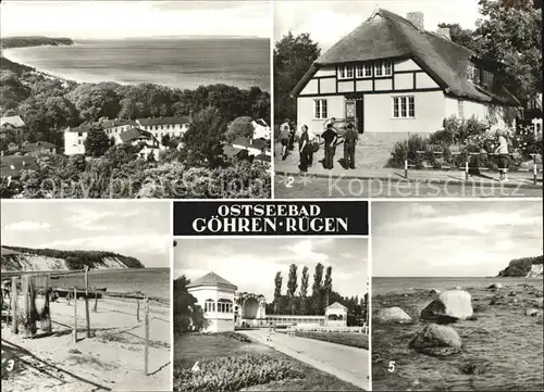 Goehren Ruegen Heimatstube Strand Konzertplatz  Kat. Goehren Ostseebad Ruegen