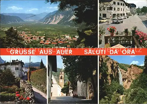 Auer Ora Suedtirol Wasserfall Panorama Kat. 
