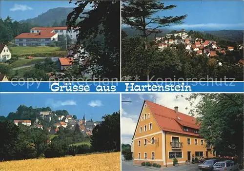 Hartenstein Mittelfranken Gasthof Goldenes Lamm Kat. Hartenstein