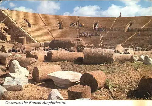 Caesarea Israel The Roman Amphitheatre Kat. Israel