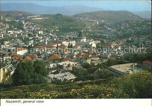 Nazareth Israel Panorama Kat. Nazareth Illit