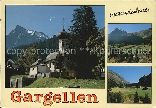 Gargellen Vorarlberg Teilansicht  Kat. St Gallenkirch