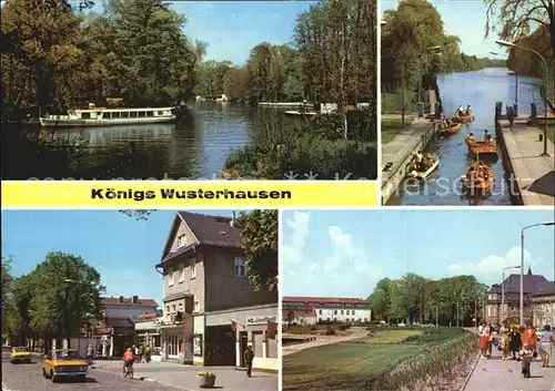 Koenigs Wusterhausen Neue Muehle Bahnhofstrasse Ernst Thaelmann Platz Kat. Koenigs Wusterhausen