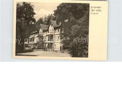 Georgenthal Gotha Kurhotel Thueringer Wald Kat. Georgenthal