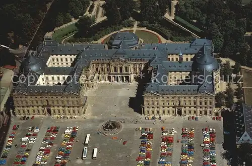 Wuerzburg Residenz Fliegeraufnahme Kat. Wuerzburg