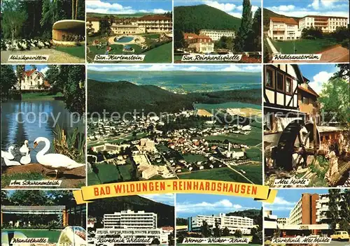 Bad Wildungen Alte Muehle Musikpavillon Wandelhalle Waldsanatorium Kat. Bad Wildungen