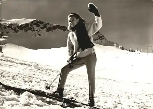 Zugspitze Frau Ski Kat. Garmisch Partenkirchen