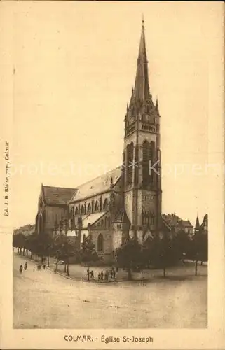 Colmar Haut Rhin Elsass Sankt Joseph Kirche Kat. Colmar