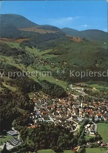 Schoenau Schwarzwald Fliegeraufnahme Kat. Schoenau im Schwarzwald