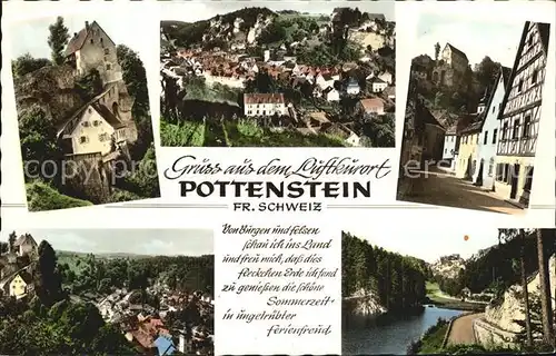 Pottenstein Oberfranken  Kat. Pottenstein