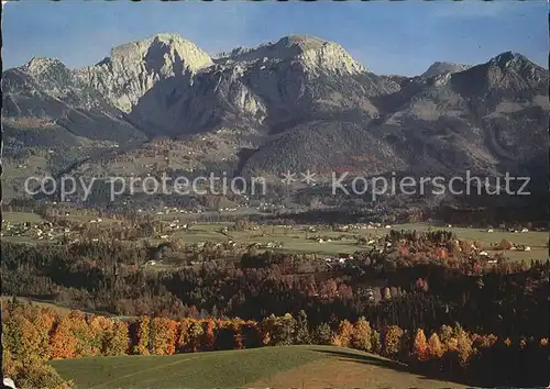 Schoenau Berchtesgaden mit Kehlstein Hohe Goell Brett Jenner Kat. Berchtesgaden