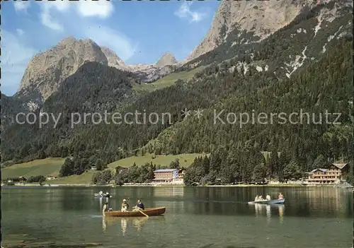 Hintersee Berchtesgaden mit Reiteralpe Kat. Berchtesgaden