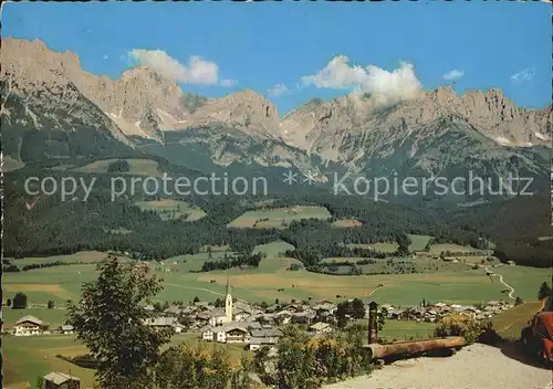Ellmau Tirol mit wildem Kaiser Kat. Ellmau