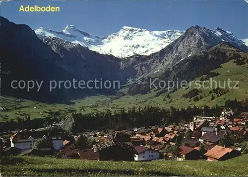 Adelboden mit Tierhoernli Steghorn Wildstrubel Fitzer Kat. Adelboden