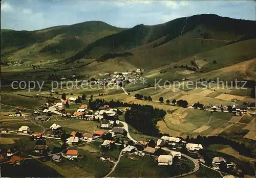 Bernau Schwarzwald Fliegeraufnahme Hans Thoma Tal Kat. Bernau im Schwarzwald