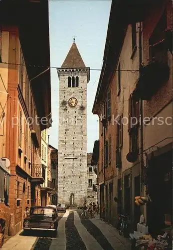 Cannobio Lago Maggiore Turm Kat. Italien