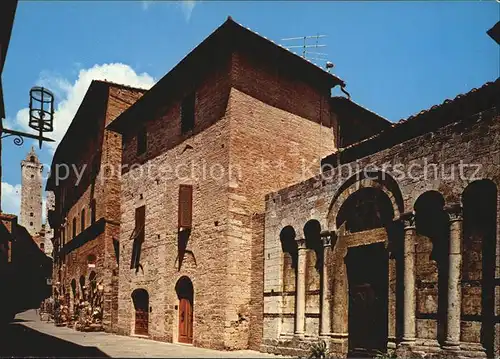 San Gimignano Heilige Johann Strasse Franziskuskirche