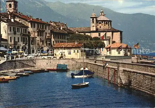 Cannobio Lago Maggiore Hafen Kat. Italien
