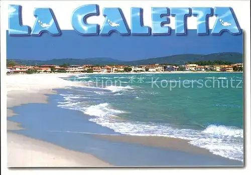 Sardinien Italien Strand von La Caletta Kat. Italien