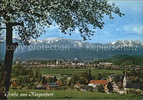 Klagenfurt Woerthersee Von Sankt Georgen gesehen / Klagenfurt /Klagenfurt-Villach