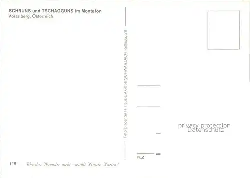 Schruns Vorarlberg Panorama  Kat. Schruns