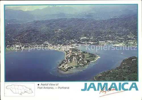 Port Antonio Aerial view