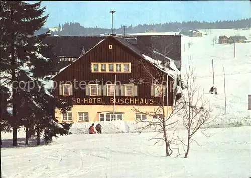 Muehlleiten Vogtland HO Hotel Buschhaus im Winter