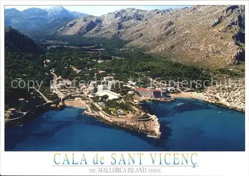 Mallorca Fliegeraufnahme Cala De Sant Vicenc Kat. Spanien