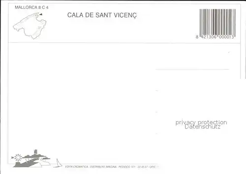 Mallorca Fliegeraufnahme Cala De Sant Vicenc Kat. Spanien