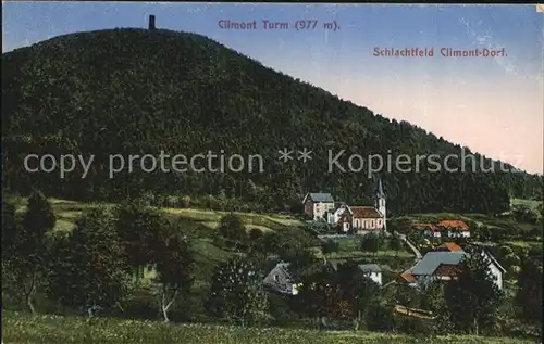 Climont Turm Schlachtfeld Dorf Kat. Urbeis