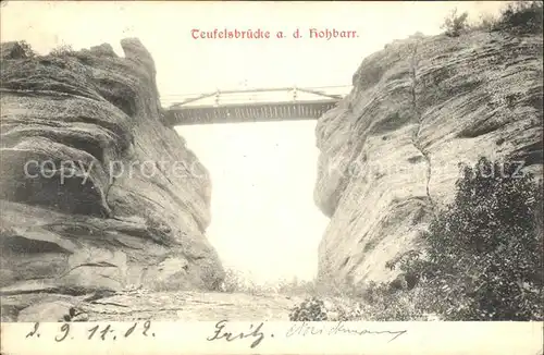 Hohbarr Teufelsbruecke Kat. Saverne