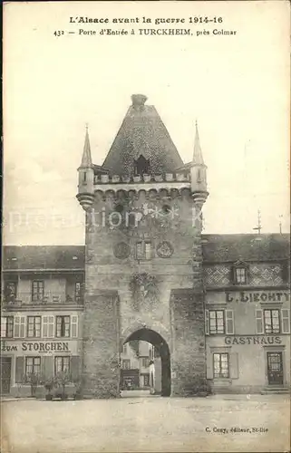 Turckheim Haut Rhin Stadttor Kat. Turckheim