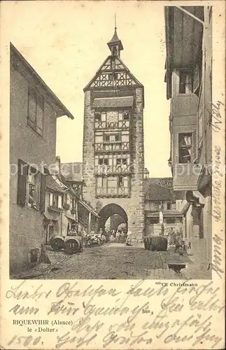 Riquewihr Haut Rhin Stadttor Kat. Riquewihr