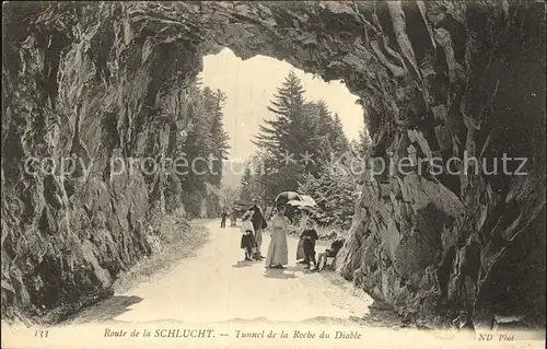 La Schlucht Tunnel Roche du Diable Kat. Gerardmer