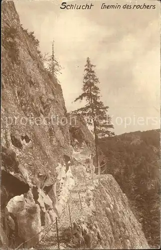 La Schlucht Felswanderweg Kat. Gerardmer