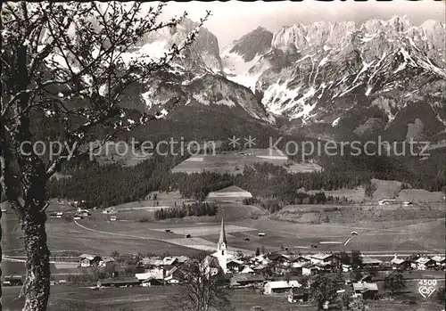 Ellmau Tirol mit Wildem Kaiser Kat. Ellmau