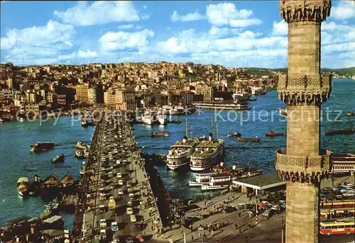 Istanbul Constantinopel Galata Bridge Kat. Istanbul