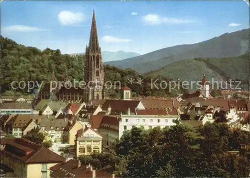Freiburg Breisgau mit Muenster Kat. Freiburg im Breisgau
