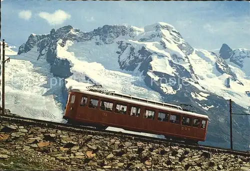 Gornergratbahn Zermatt Breithorn  Kat. Gornergrat