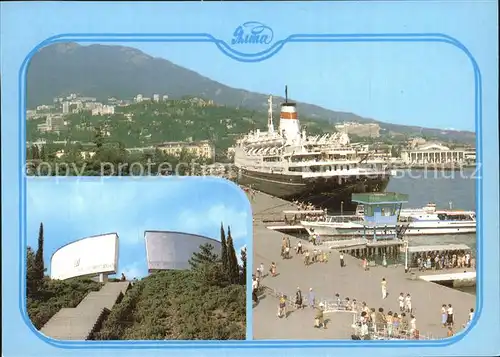 Jalta Ukraine Hafen Dampfer 