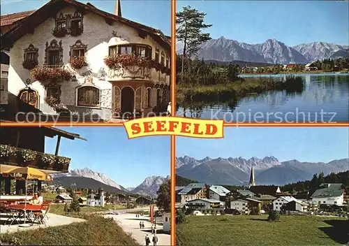 Seefeld Tirol Tiroler Schmuckkastl Wildsee Seekirchel  Kat. Seefeld in Tirol